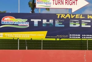 From Your Hotel in San Ignacio to Caye Caulker/Van + Ferry