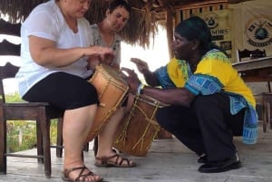 Garifuna Drumming Class with Sunset Dinner