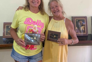 San Pedro, Belice: clase de arte en bambú con cócteles sin alcohol y aperitivos.