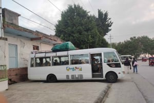 Tikal: From your hotel in Tikal to San Pedro Ambergris Belize Bus + Ferry