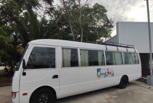 Tikal: From your hotel in Tikal to San Pedro Ambergris Belize Bus + Ferry