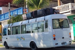 Tikal: Transfer from Tikal Guatemala to Caye Caulker Belize Bus + Ferry