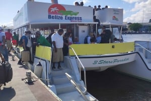 Flores to Belize / Caye Caulker / San Pedro / Van + Ferry
