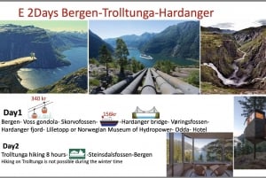 2-daagse tour Hardanger Bike Vøringsfossen en Flåm Næroyfjord