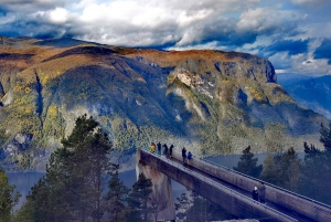 3 päivää Bergen–Hardanger–Flåm–Næroyfjord–Oslo (tai Preikstolen)