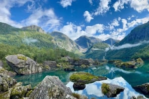 Bergen: Lago Glaciar Bondhus no Parque Nacional Folgefonna