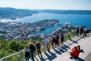 Bergen: Mostraumen fjordcruise, Fløyen, byrundtur