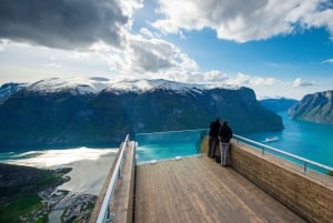 Bergen: tren de Flåm, crucero por Nærøyfjord y vistas de Stegastein