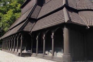 Bergen: Wycieczka samochodowa z przewodnikiem z Muzeum Starego Bergen i Fantoft ...