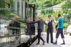 Bergen: wioska wikingów, rejs po fiordzie Nærøyfjord i kolejka Flåm