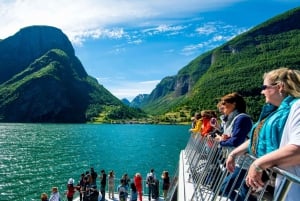 Bergen: Nærøyfjorden, Flåm und Stegastein – geführte Bustour