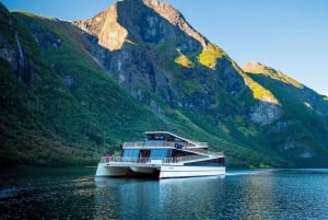 Bergen: Nærøyfjorden, Flåm und Stegastein – geführte Bustour