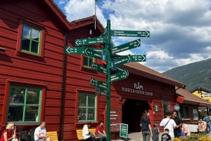 Bergen: Nærøyfjorden, Flåm und Stegastein – geführte Bustour