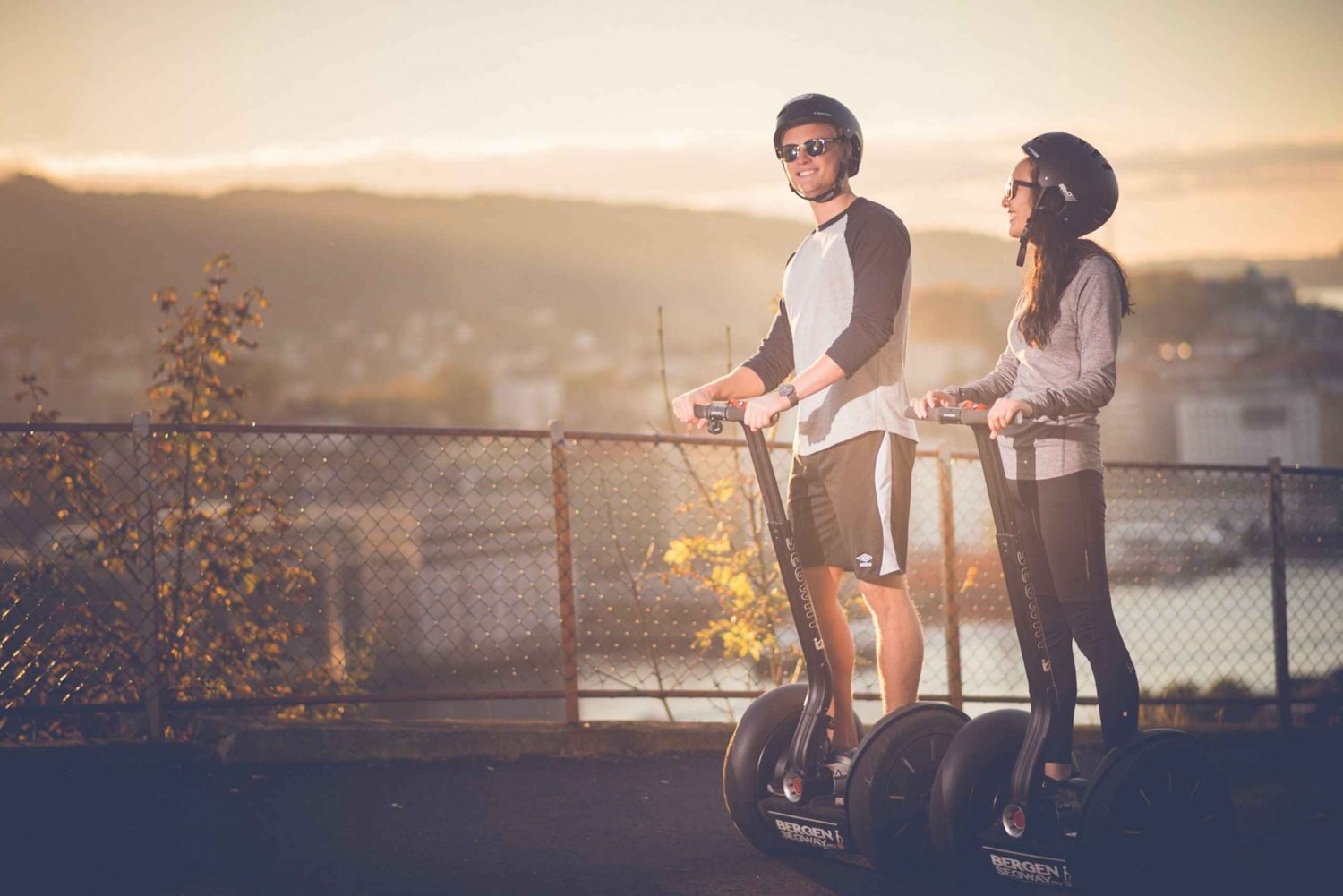 Bergen: Segway-tur på kvällen