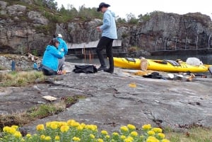 Bergen: excursão guiada de caiaque pelas ilhotas de Øygarden