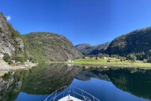 From Bergen: Modalen Private Fjord Cruise with Waterfalls