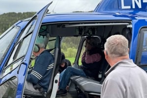 Fra Bergen: Trolltunga og fossefall – helikoptertur