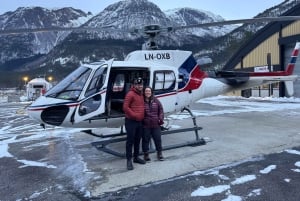 Fra Bergen: Trolltunga og fossefall – helikoptertur