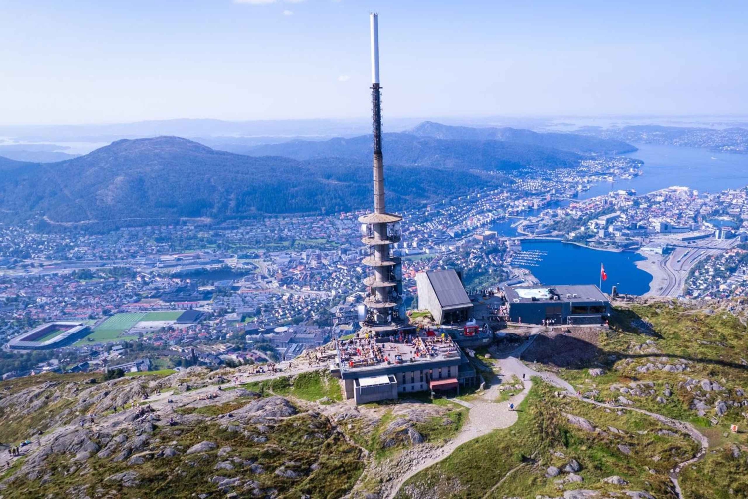 Ulriken Bergen: Genieße ein 5-Gänge-Menü mit Panoramablick