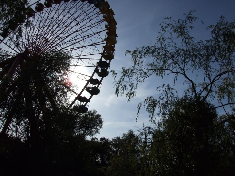 The Giant Ferris Wheel at Spreepark Berlin