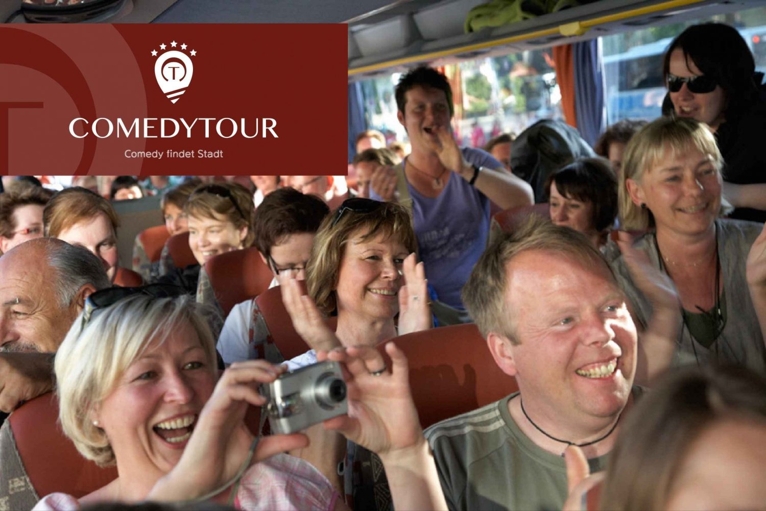 Berlin: 1.5-Hour Comedy Bus Tour in German