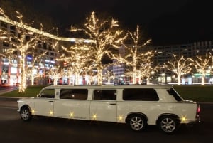 Berlin: 1,5-godzinna wycieczka Winter Lights Trabi Limousine