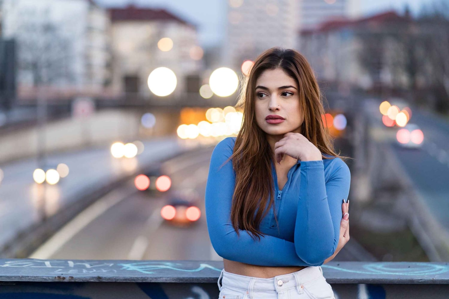 Berlin by Night: Private Photoshoot at Illuminated Cityscape