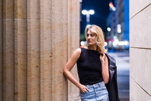 Berlin by Night: Private Photoshoot at Illuminated Cityscape