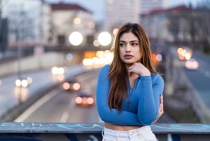 Berlin by Night: Private Photoshoot at Illuminated Cityscape