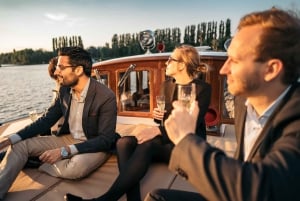 Berlin: Yachtcruise om kvelden med aperitiff og valgfri middag