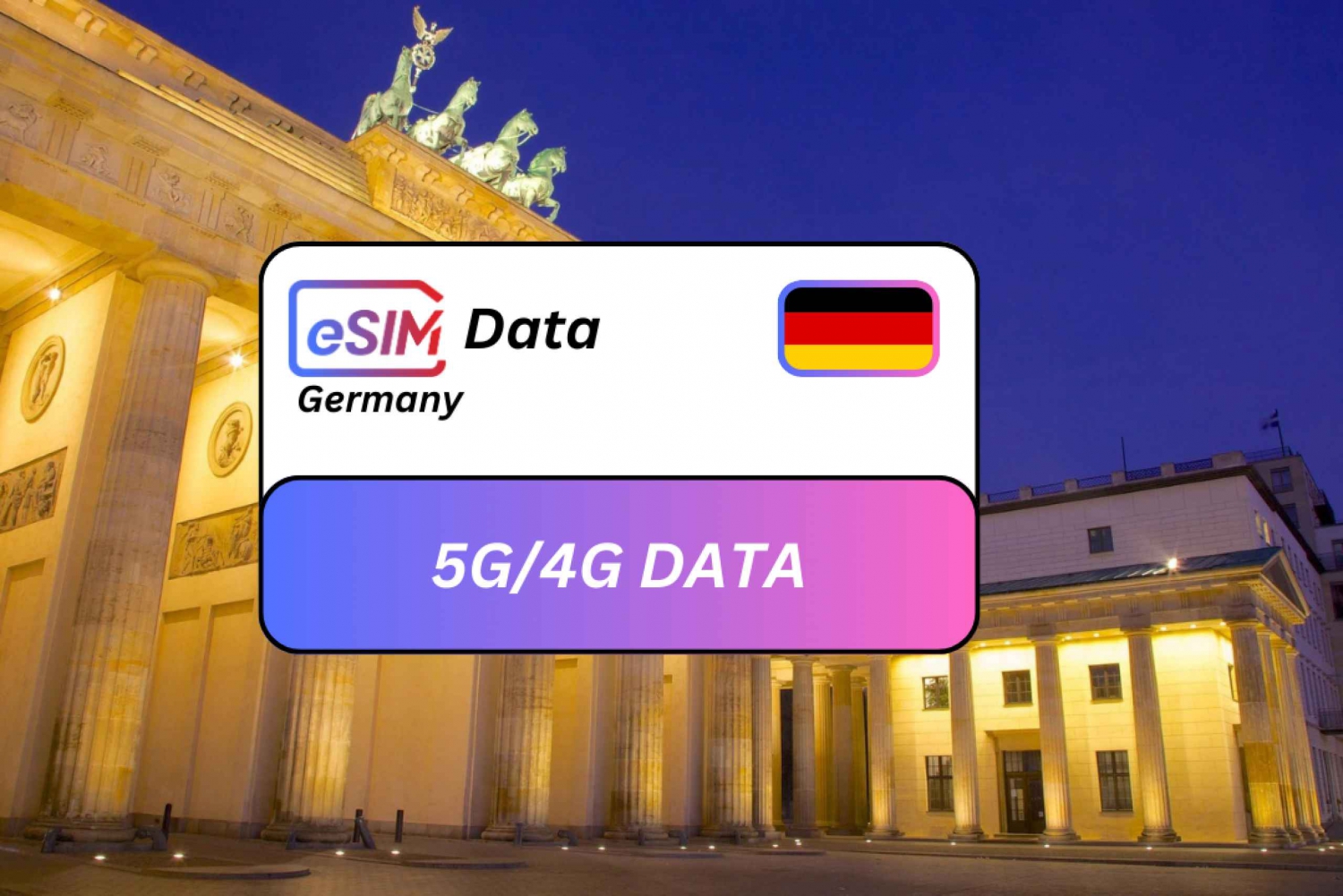 Berlin: Germany eSIM Tourist Roaming Data Plan