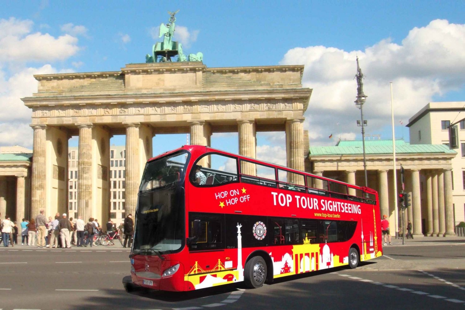 Berlin: Hop-on Hop-off dagstur med dobbeltdekkerbuss