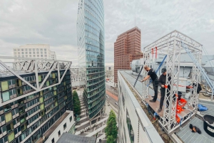 Berlin: House Running på 'Das Center' Berlin 40 meter lodret