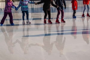 Berlin: Skøytegåing på «Das Center» på Potsdamer Platz