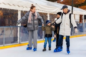 Berlin: Skøytegåing på «Das Center» på Potsdamer Platz