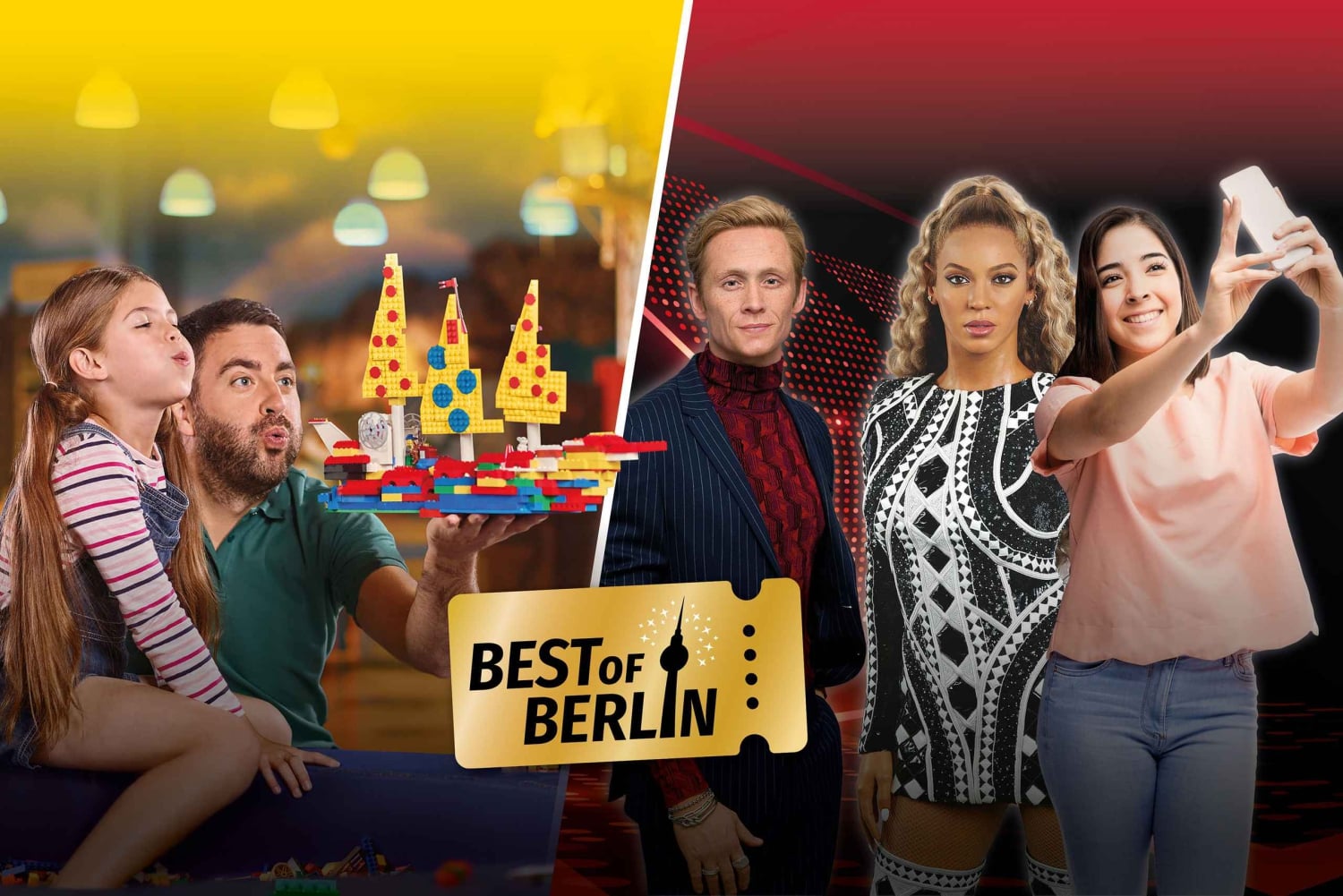 Berlin: LEGOLAND Discovery Centre and Madame Tussauds Ticket