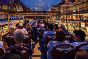 Berlijn: Lights Festival Open-Top Night Tour met live gids