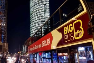 Berlijn: Lights Festival Open-Top Night Tour met live gids