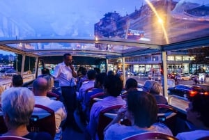 Berlijn: Lights Festival Open-Top Night Tour met live gids