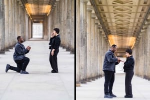 Berlin Love Story: Überraschungs-Heiratsantrag-Fotosession