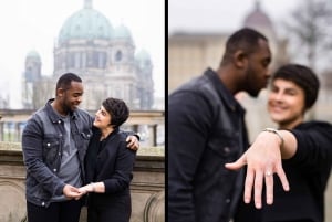 Berlin Love Story: Überraschungs-Heiratsantrag-Fotosession