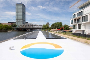 Berlin: East Side Gallery Spree Cruise in a Solar Catamaran