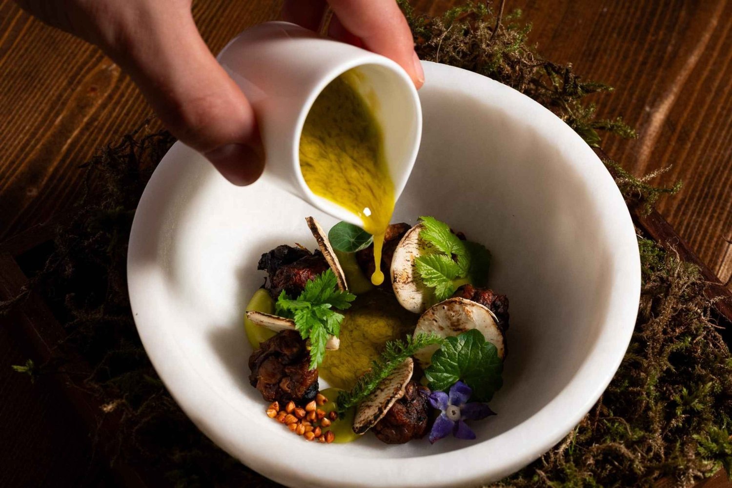 Berlín: Cena vegana Michelin de Nochevieja en Bonvivant