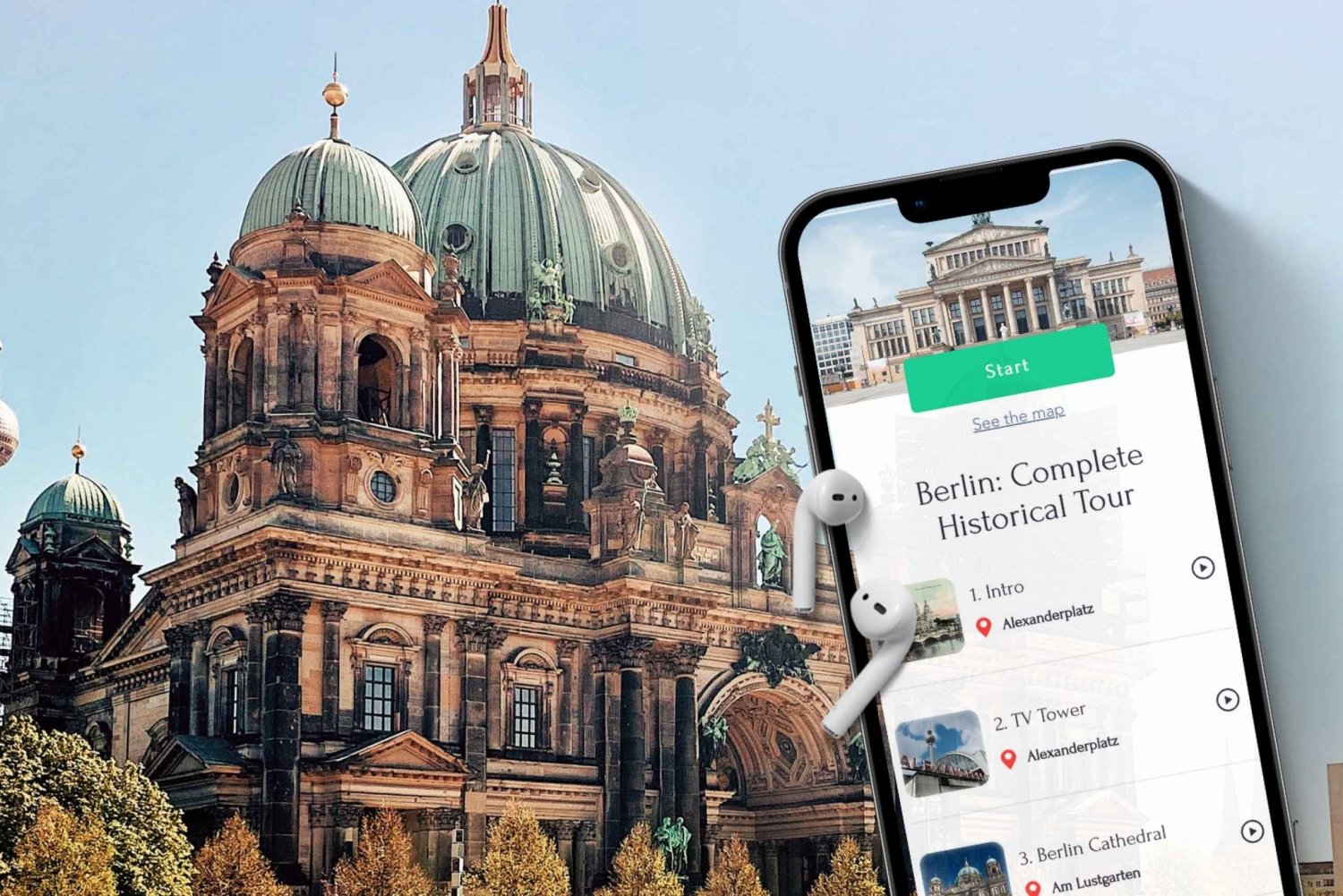 Berlin: Engelsk selvguidet audioguide på din telefon