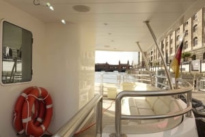 Berlijn: catamarancruise bij zonsondergang met audiogids