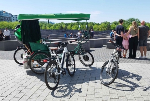Rickshaw, (E-)sykkel eller elsparkesykkel delt Guide i små grupper