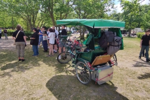 (E) Sykkeltur for ikke-syklister Rickshaw er Aviable delt guide