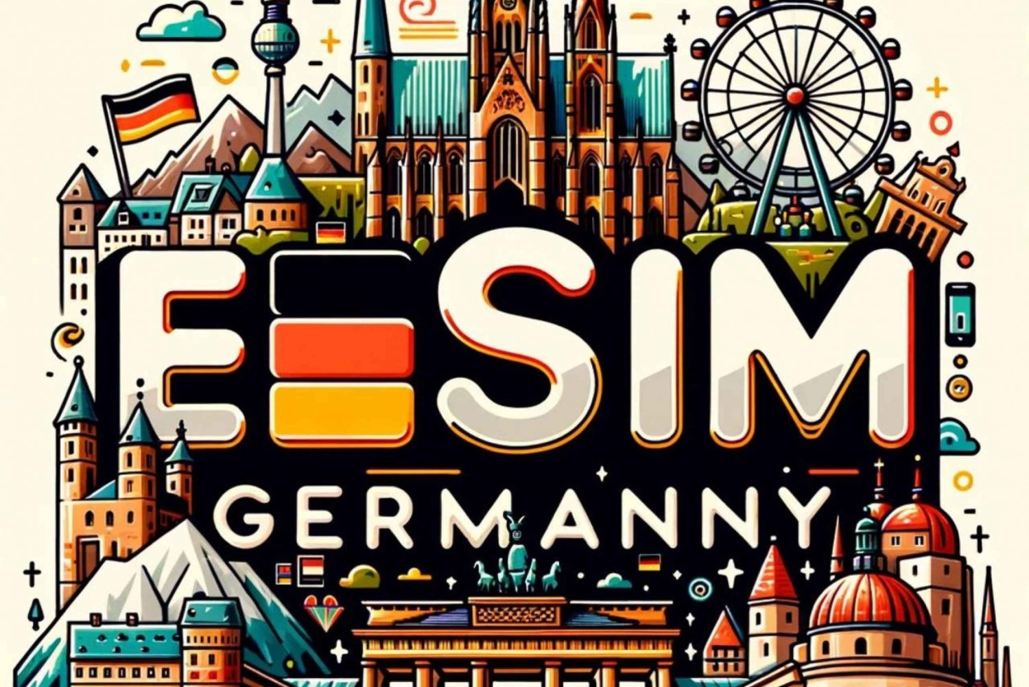 Tyskland eSIM 14GB