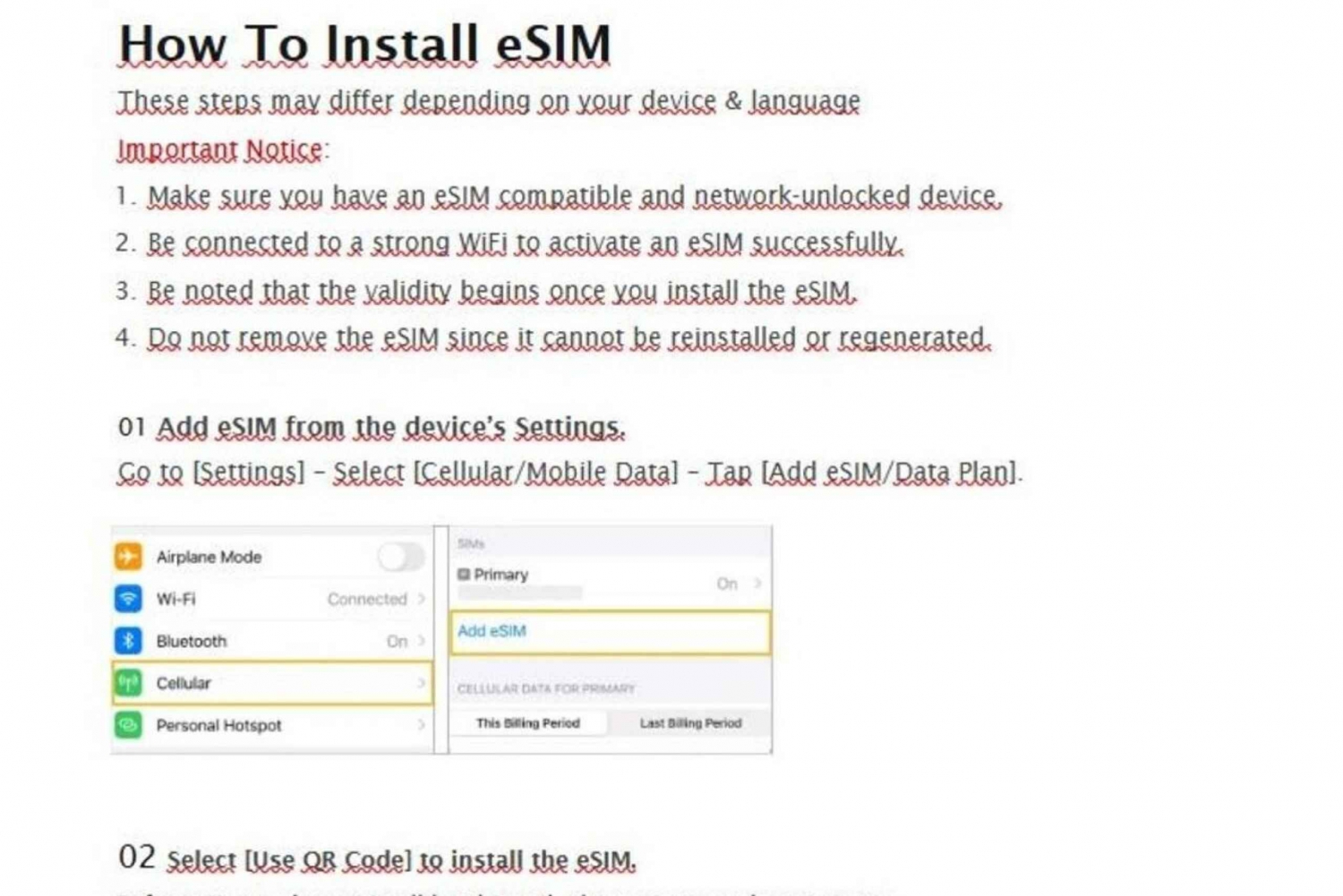 E-sim Germany unlimited data