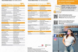 EasyCityPass Berlin: Strefa AB Transport publiczny i zniżki